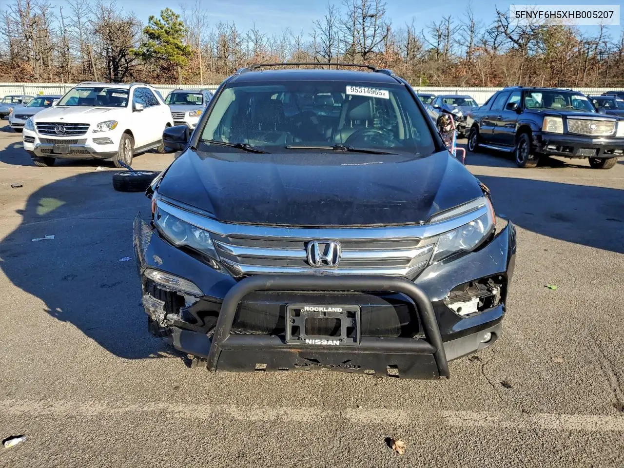 5FNYF6H5XHB005207 2017 Honda Pilot Exl