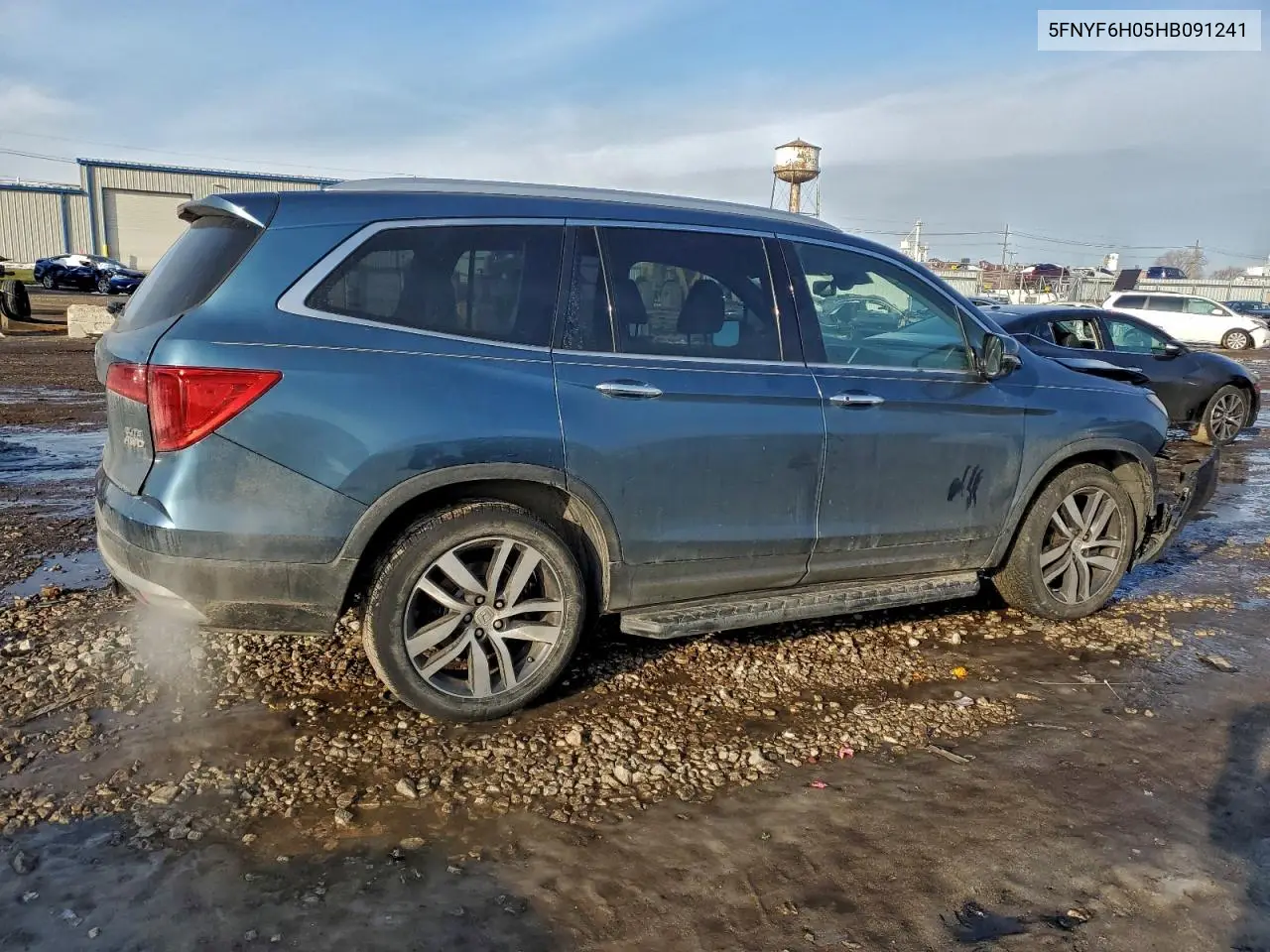 5FNYF6H05HB091241 2017 Honda Pilot Elite