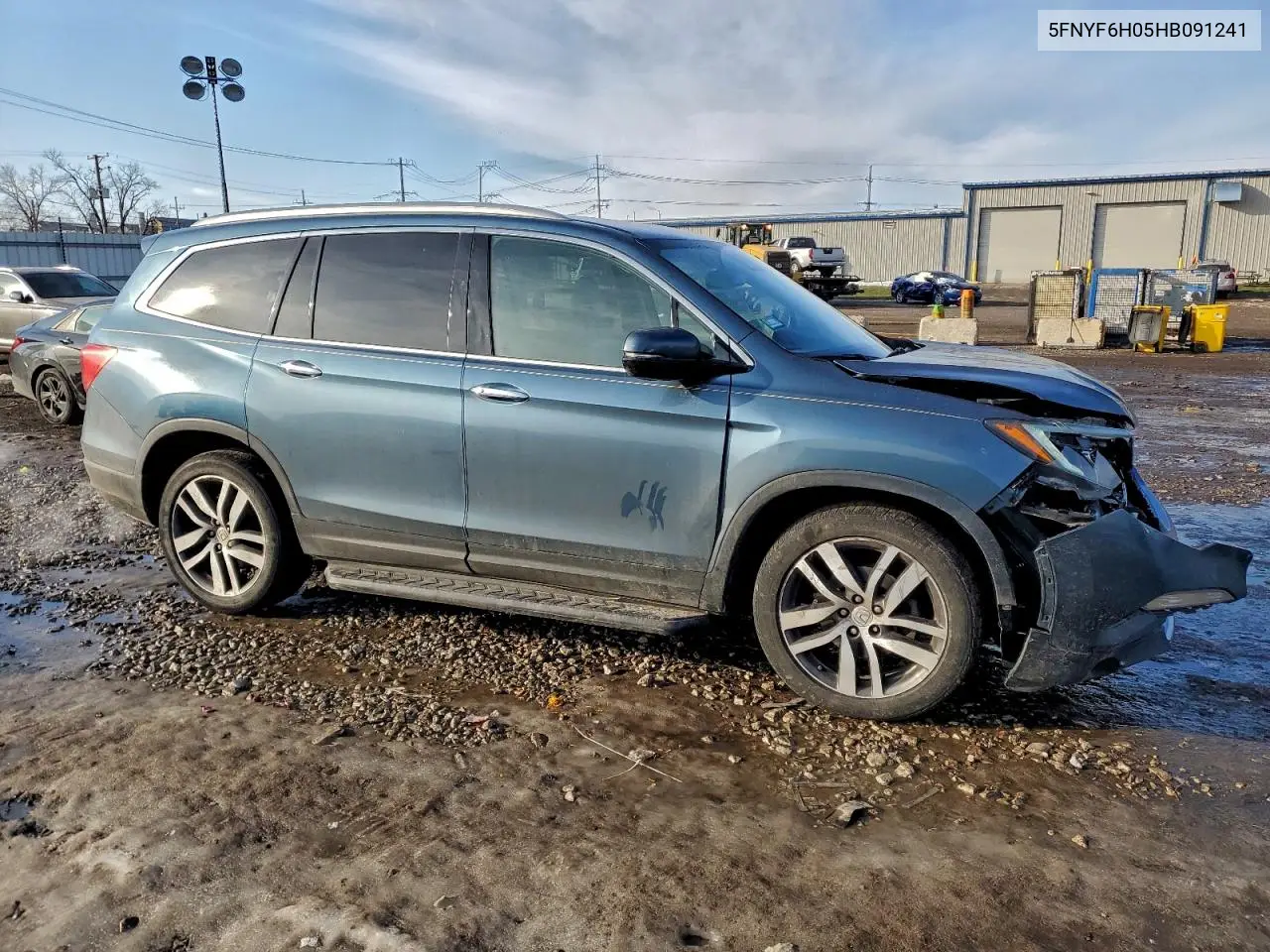 5FNYF6H05HB091241 2017 Honda Pilot Elite
