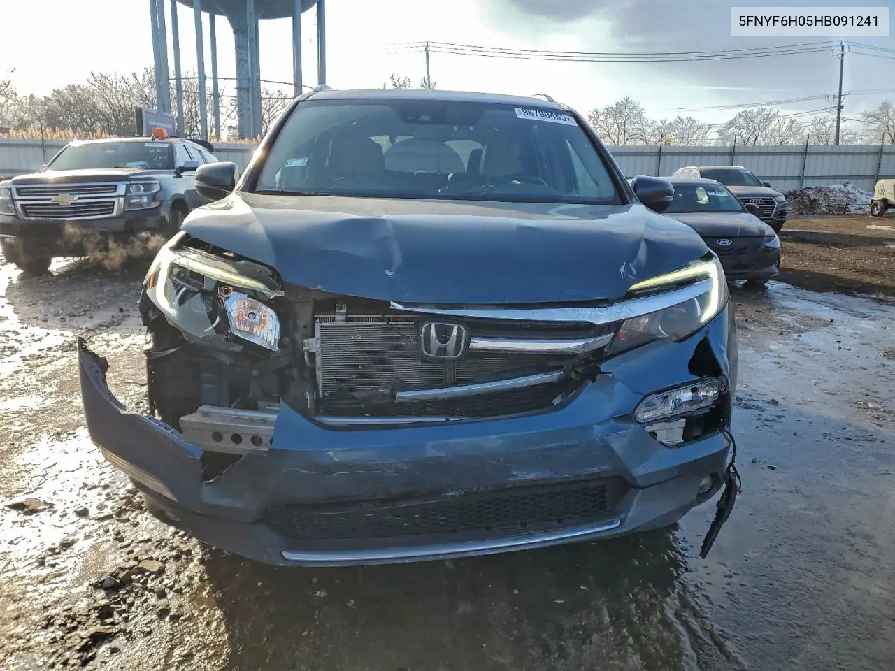 5FNYF6H05HB091241 2017 Honda Pilot Elite