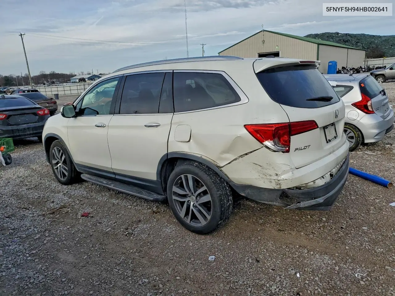 5FNYF5H94HB002641 2017 Honda Pilot Touring