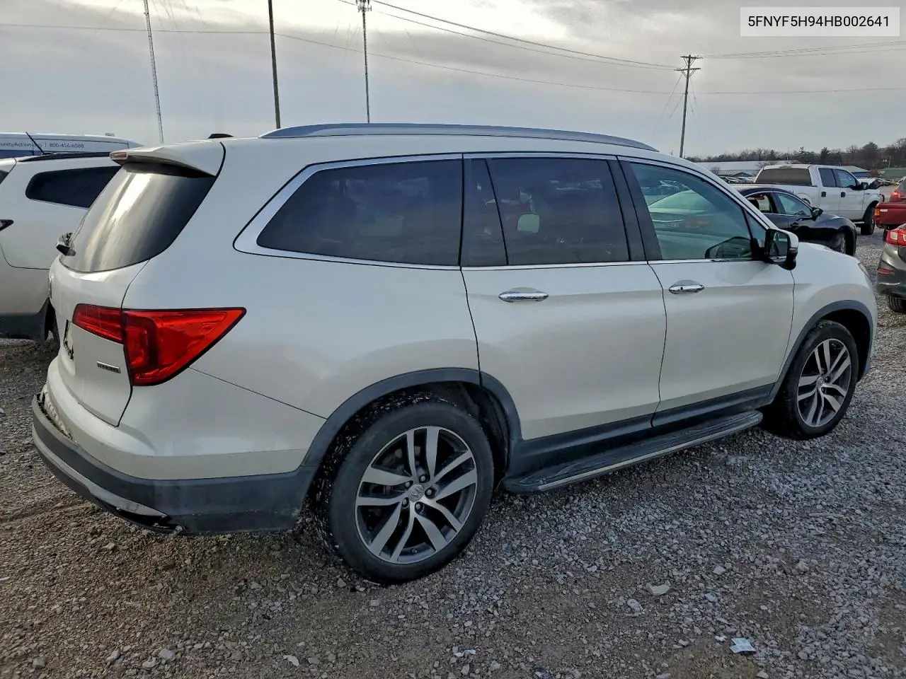 5FNYF5H94HB002641 2017 Honda Pilot Touring