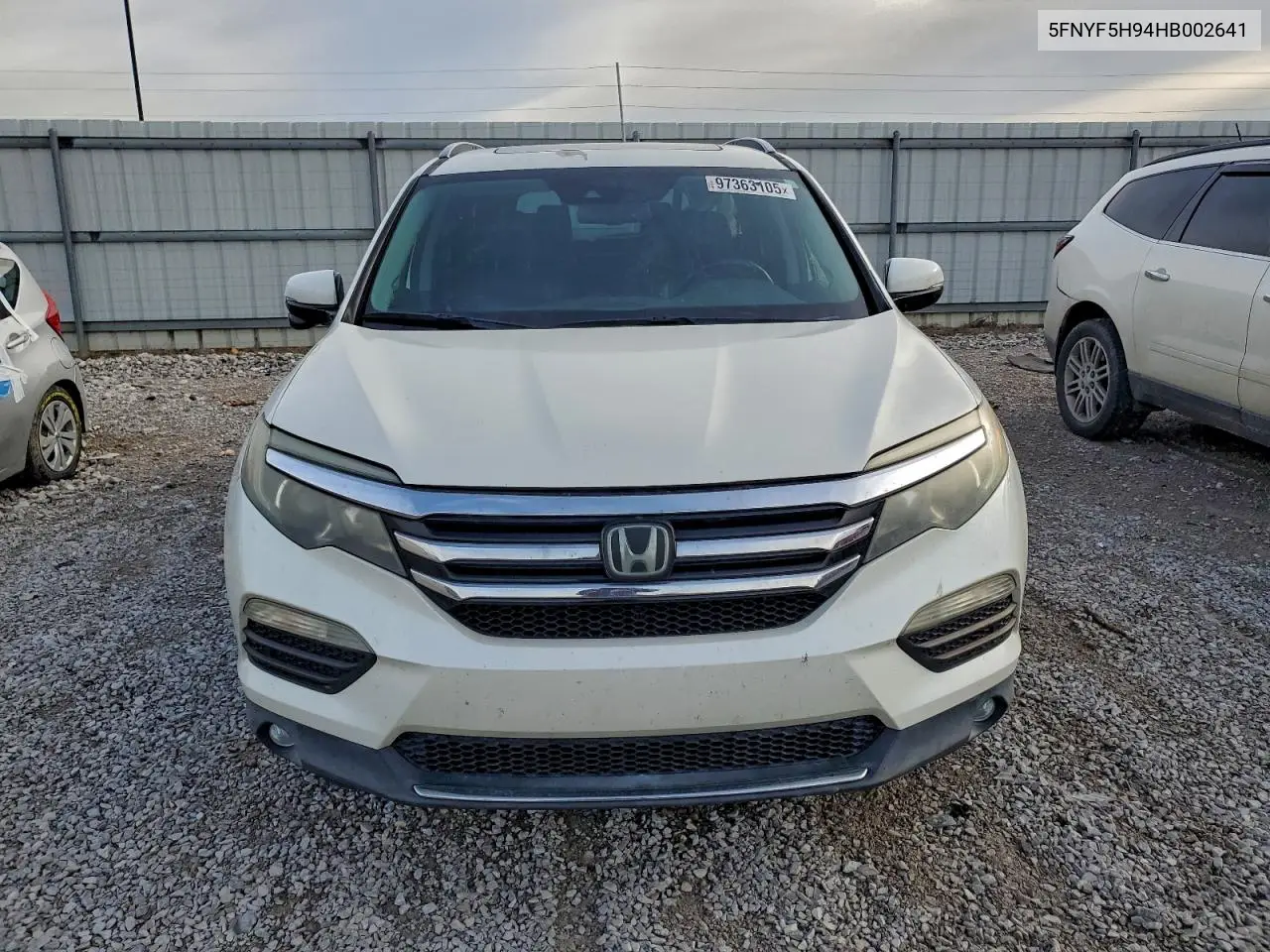 5FNYF5H94HB002641 2017 Honda Pilot Touring