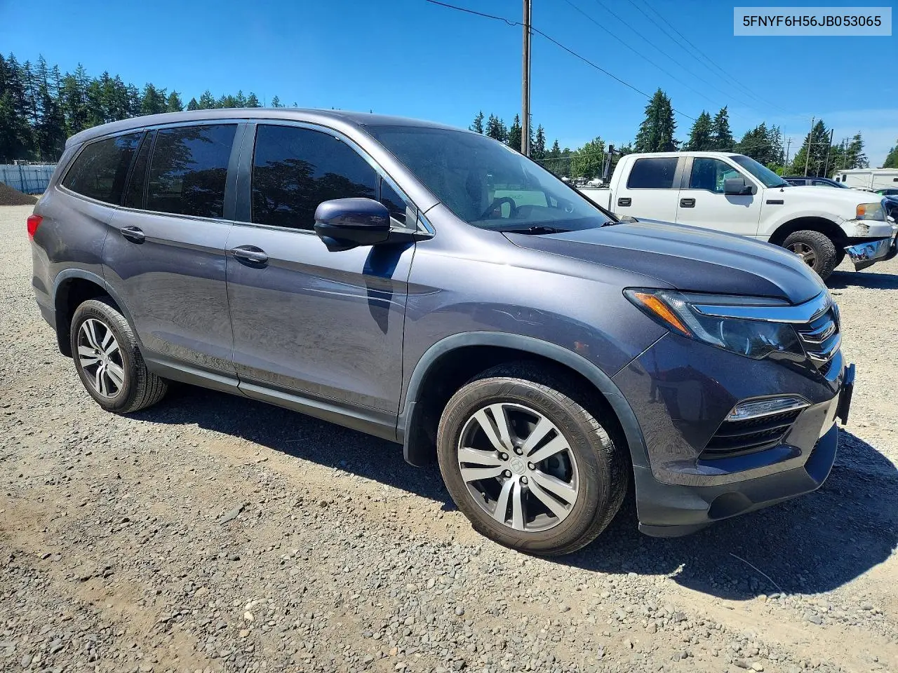 2018 Honda Pilot Exl VIN: 5FNYF6H56JB053065 Lot: 60667626