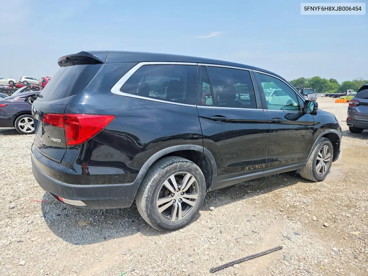 2018 Honda Pilot Exl VIN: 5FNYF6H8XJB006454 Lot: 61424166