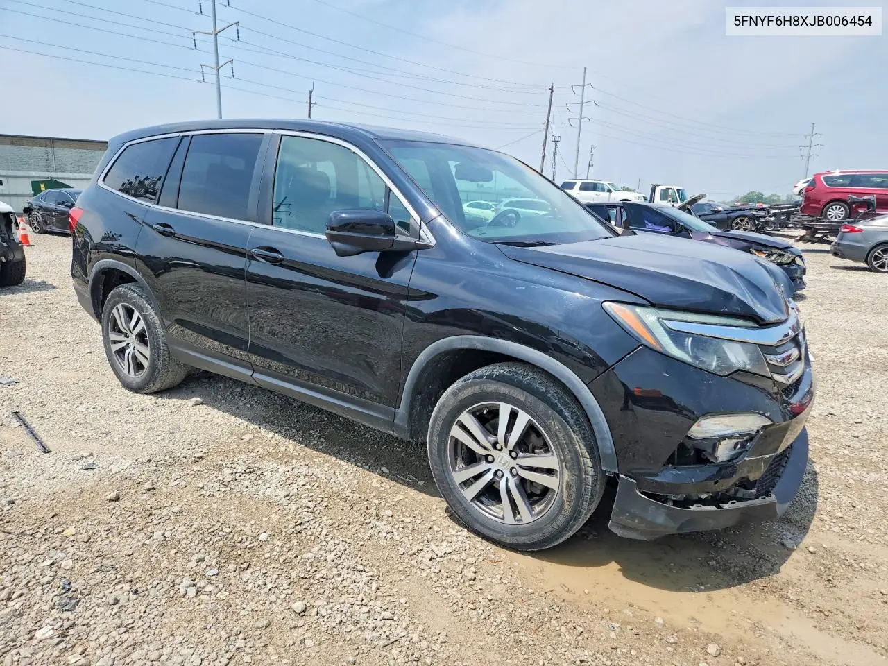2018 Honda Pilot Exl VIN: 5FNYF6H8XJB006454 Lot: 61424166