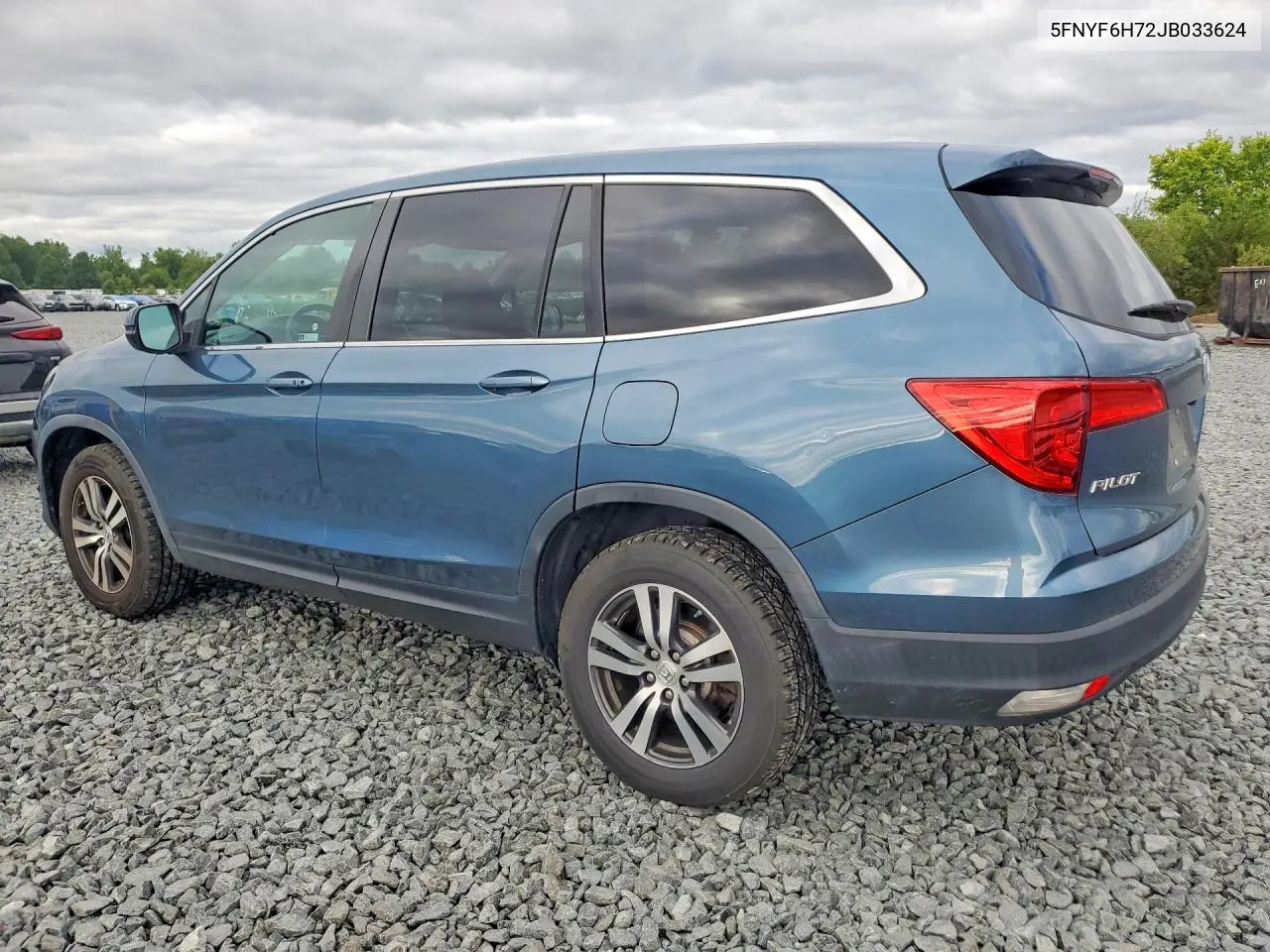 2018 Honda Pilot Exln VIN: 5FNYF6H72JB033624 Lot: 62146856