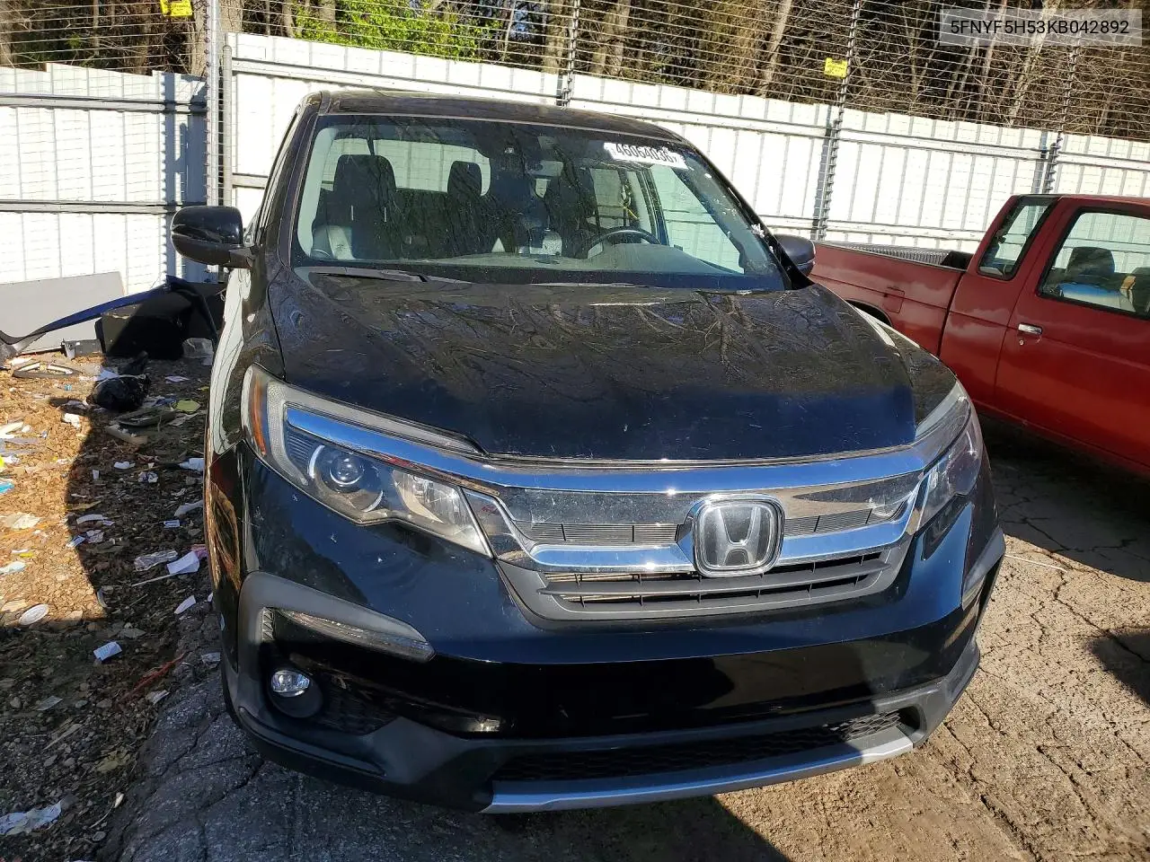 2019 Honda Pilot Exl VIN: 5FNYF5H53KB042892 Lot: 46064036