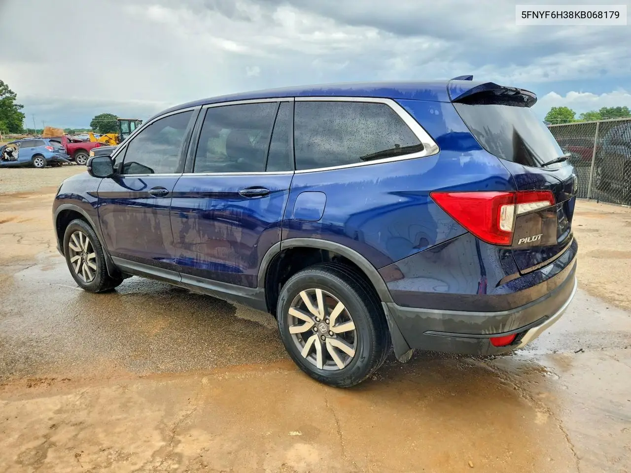 2019 Honda Pilot Ex VIN: 5FNYF6H38KB068179 Lot: 58086176