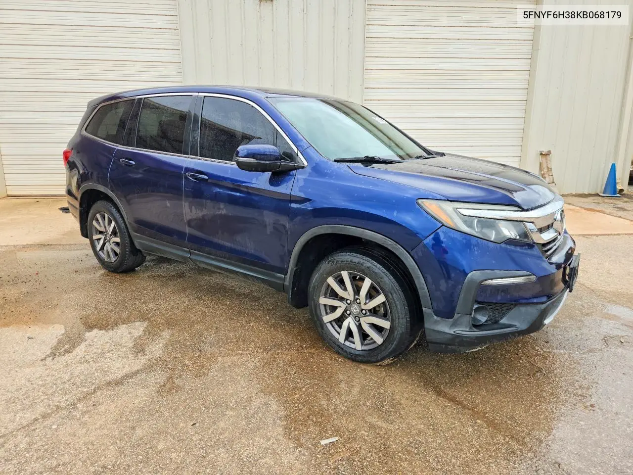 2019 Honda Pilot Ex VIN: 5FNYF6H38KB068179 Lot: 58086176