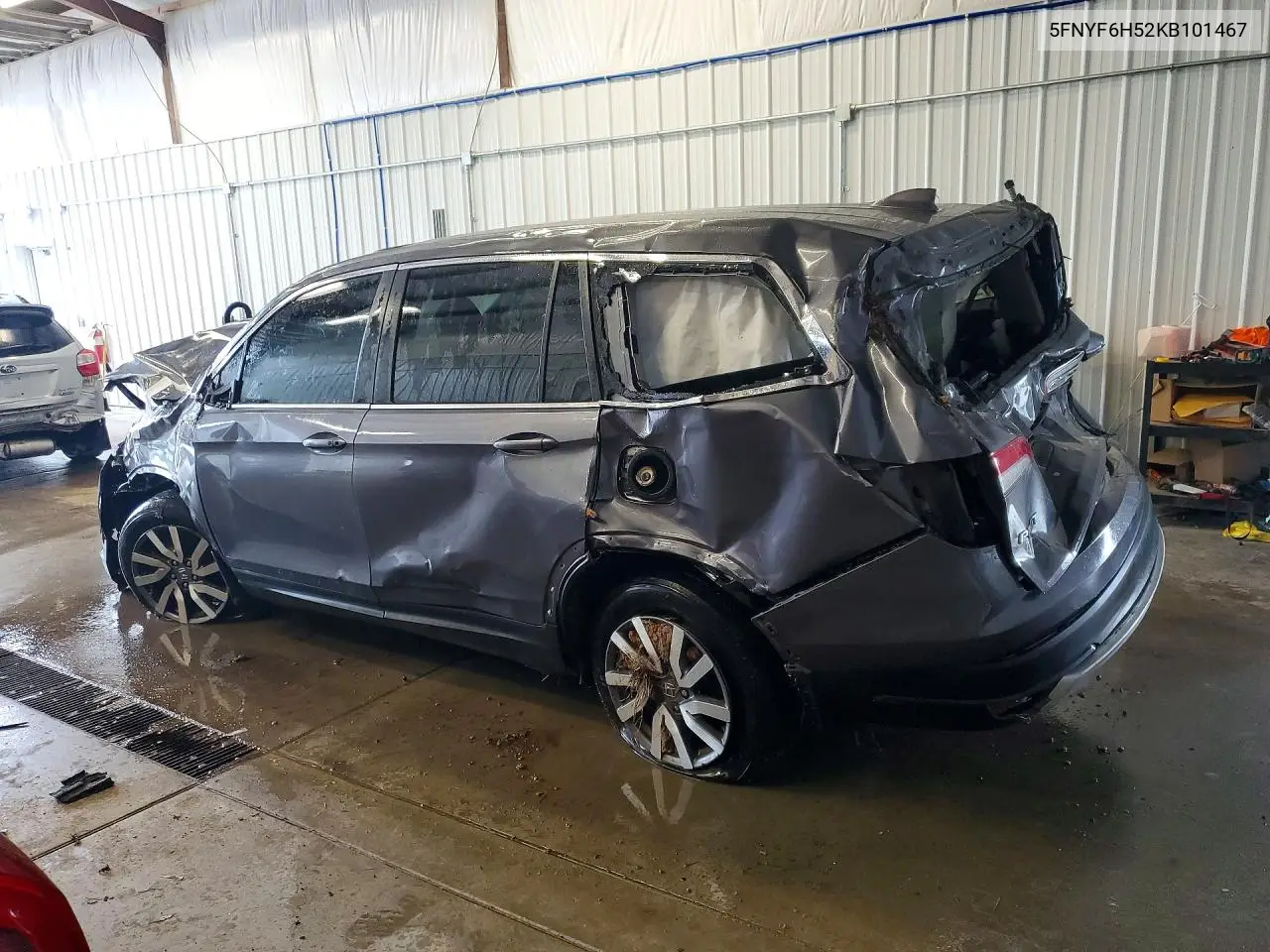 2019 Honda Pilot Exl VIN: 5FNYF6H52KB101467 Lot: 59723536