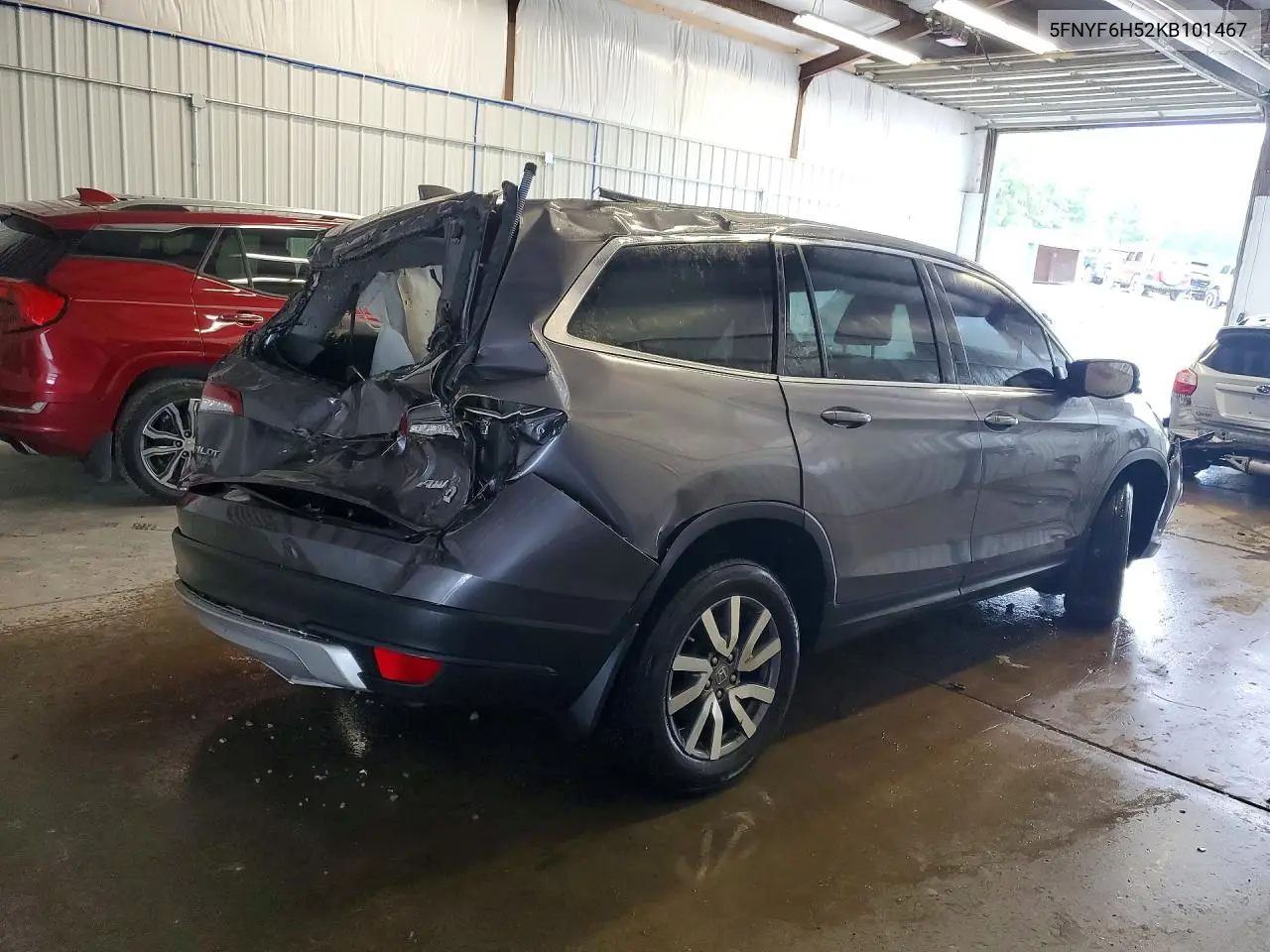 2019 Honda Pilot Exl VIN: 5FNYF6H52KB101467 Lot: 59723536