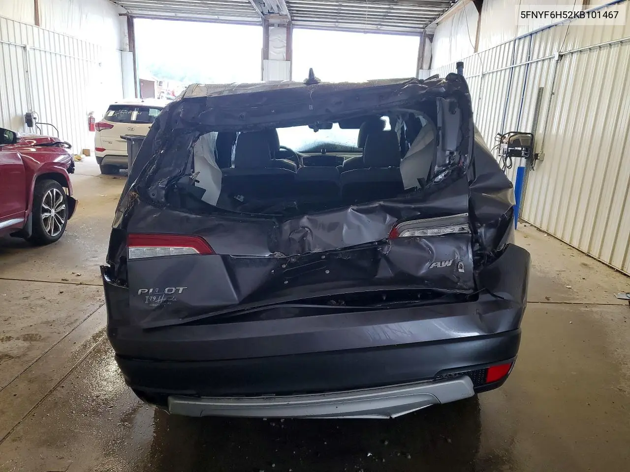 2019 Honda Pilot Exl VIN: 5FNYF6H52KB101467 Lot: 59723536