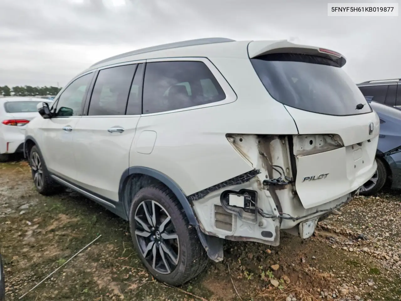 2019 Honda Pilot Touring VIN: 5FNYF5H61KB019877 Lot: 60093666