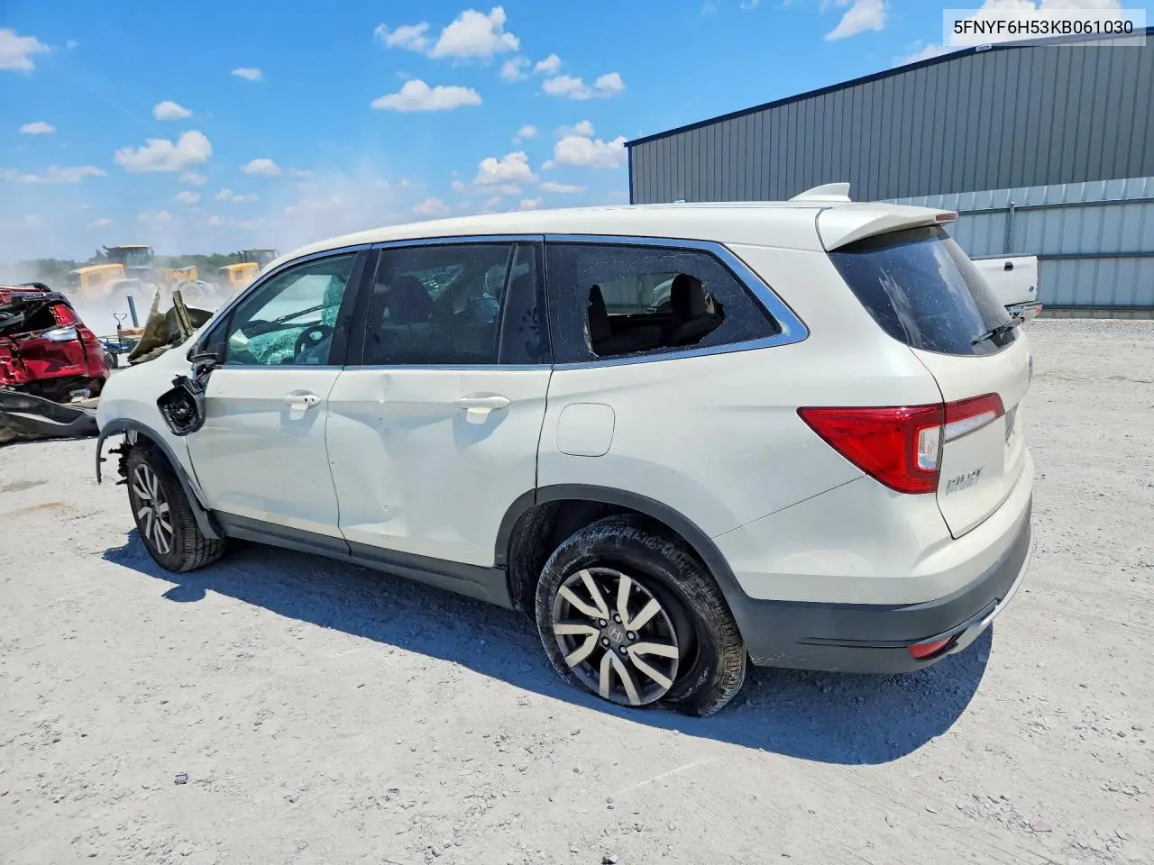 2019 Honda Pilot Exl VIN: 5FNYF6H53KB061030 Lot: 61492676
