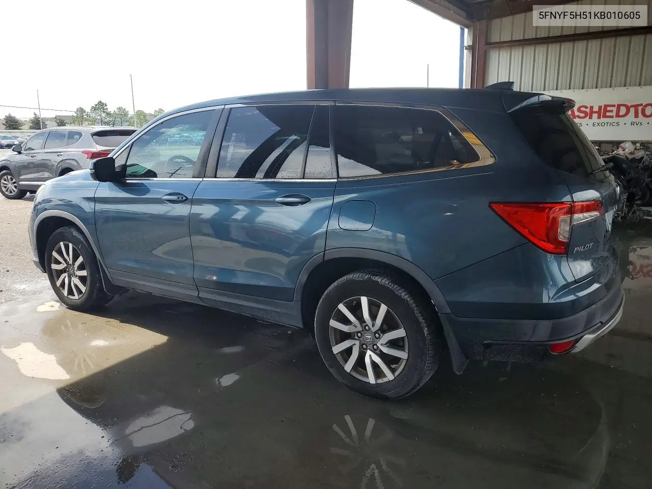 2019 Honda Pilot Exl VIN: 5FNYF5H51KB010605 Lot: 61763826