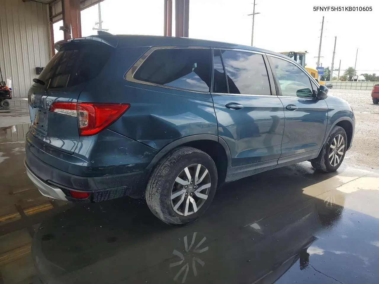 2019 Honda Pilot Exl VIN: 5FNYF5H51KB010605 Lot: 61763826