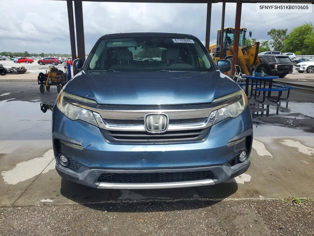 2019 Honda Pilot Exl VIN: 5FNYF5H51KB010605 Lot: 61763826