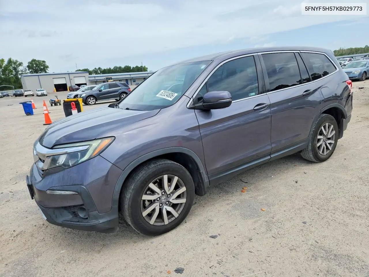 2019 Honda Pilot Exl VIN: 5FNYF5H57KB029773 Lot: 62024806