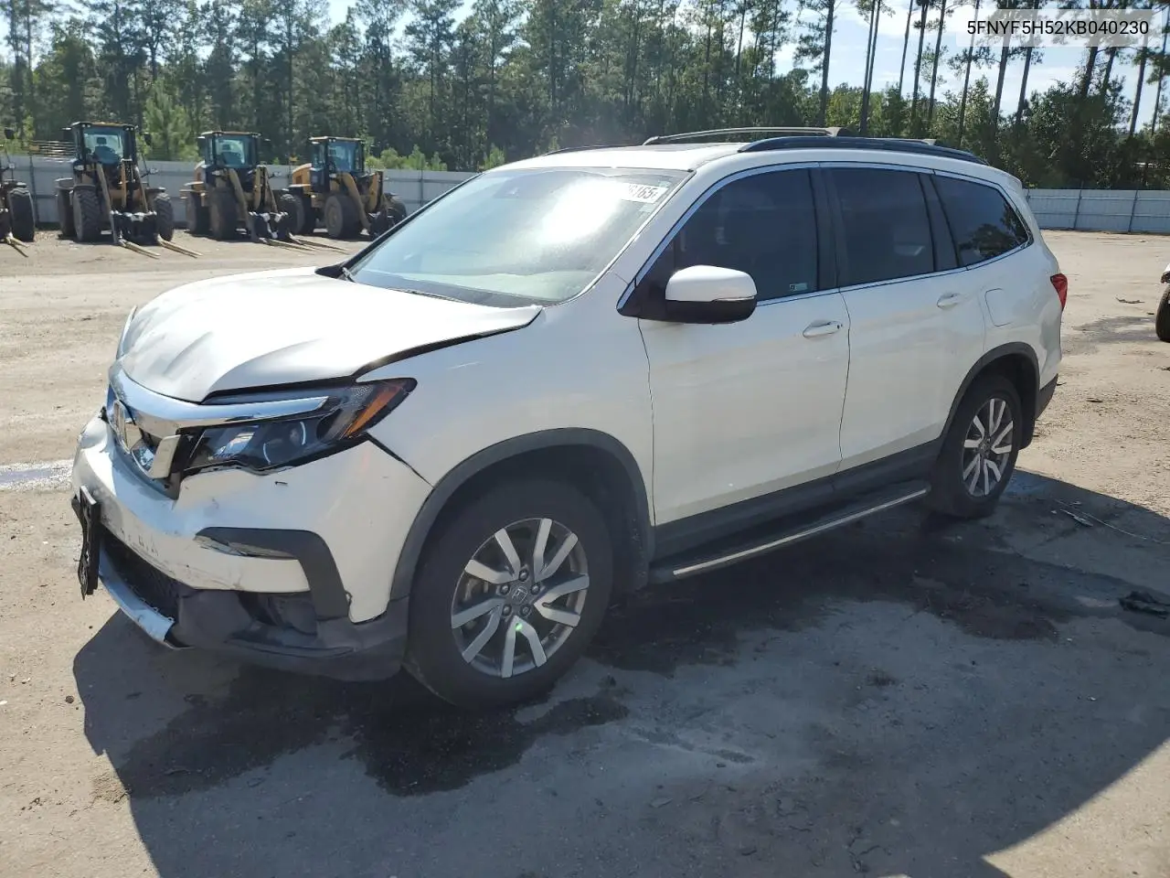 5FNYF5H52KB040230 2019 Honda Pilot Exl