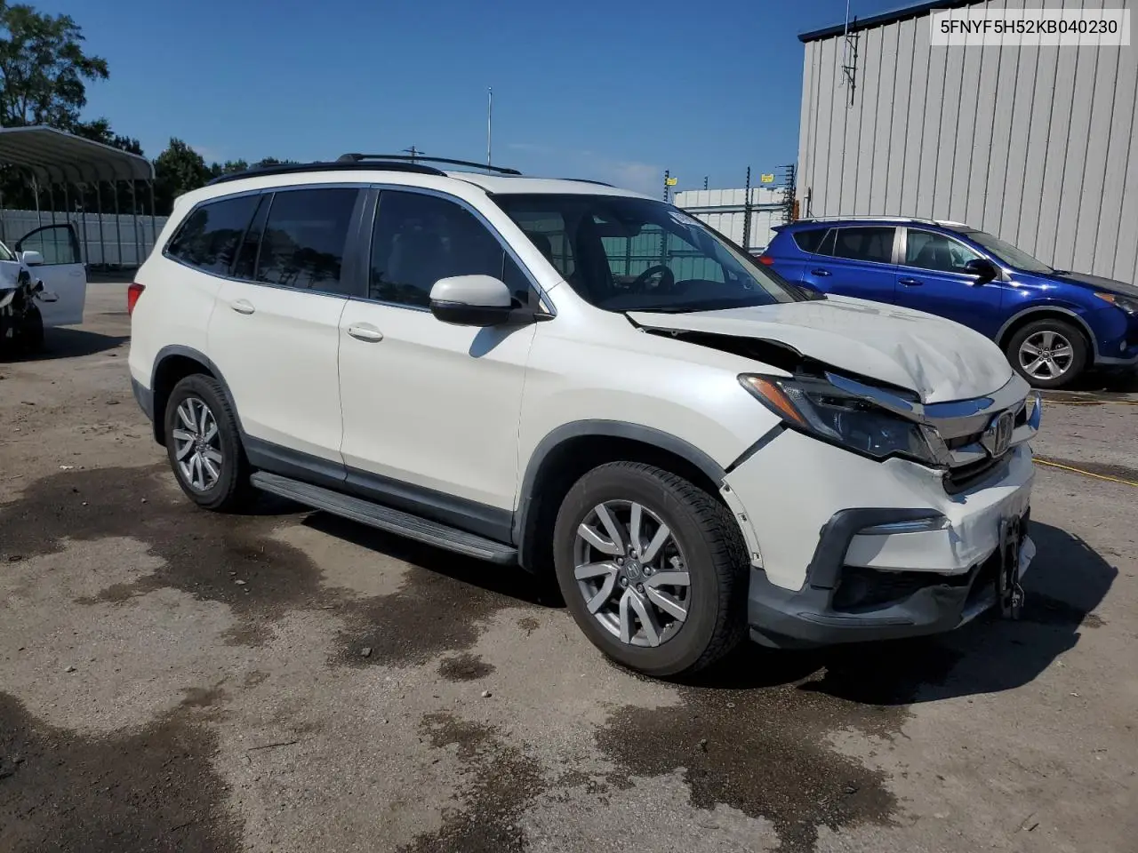 5FNYF5H52KB040230 2019 Honda Pilot Exl