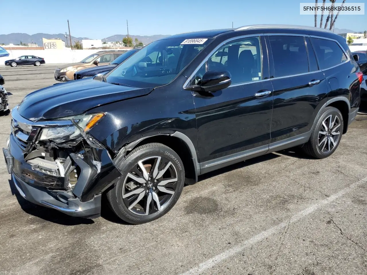 5FNYF5H68KB036515 2019 Honda Pilot Touring