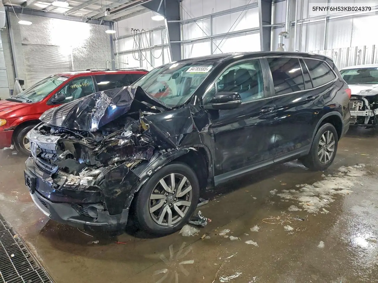 5FNYF6H53KB024379 2019 Honda Pilot Exl