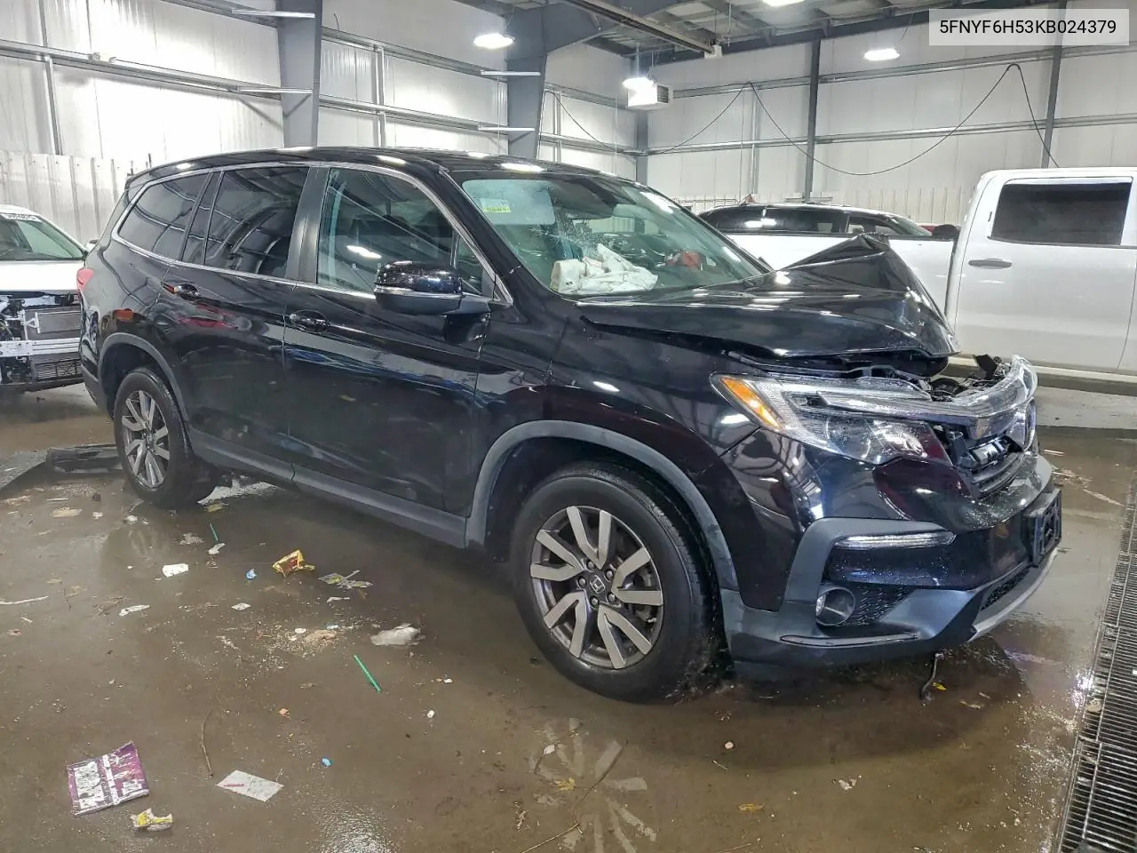 5FNYF6H53KB024379 2019 Honda Pilot Exl