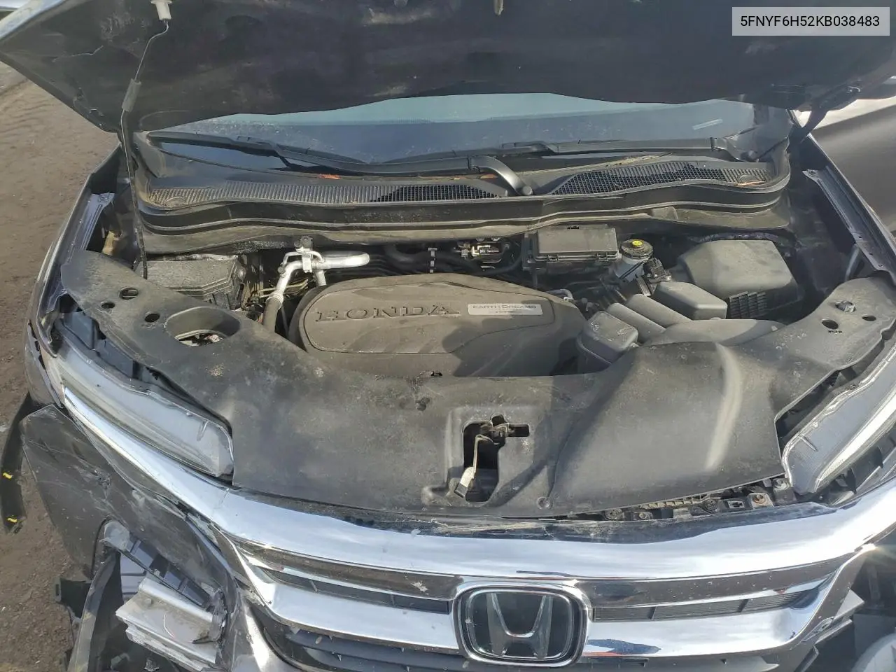 5FNYF6H52KB038483 2019 Honda Pilot Exl