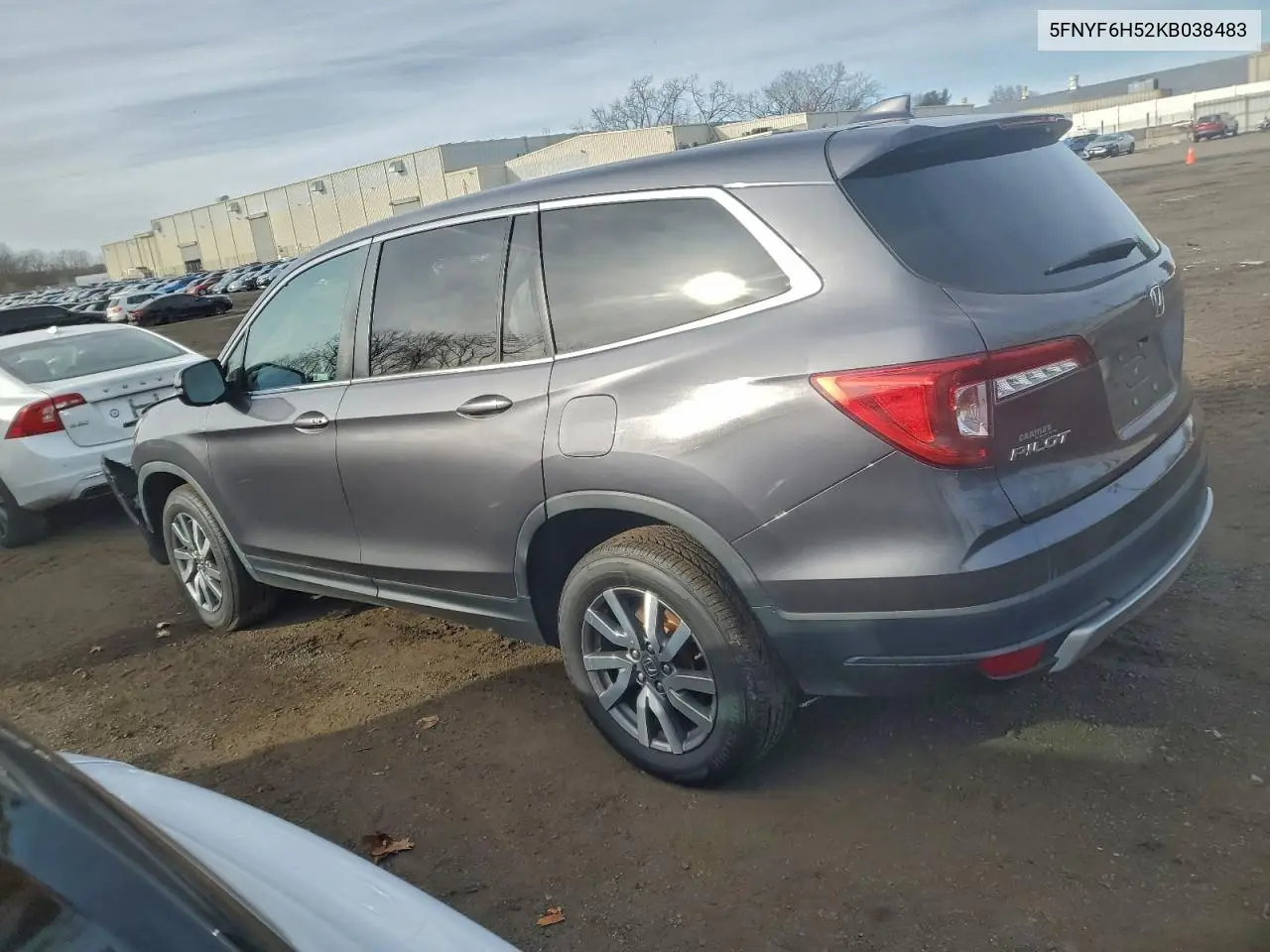 5FNYF6H52KB038483 2019 Honda Pilot Exl