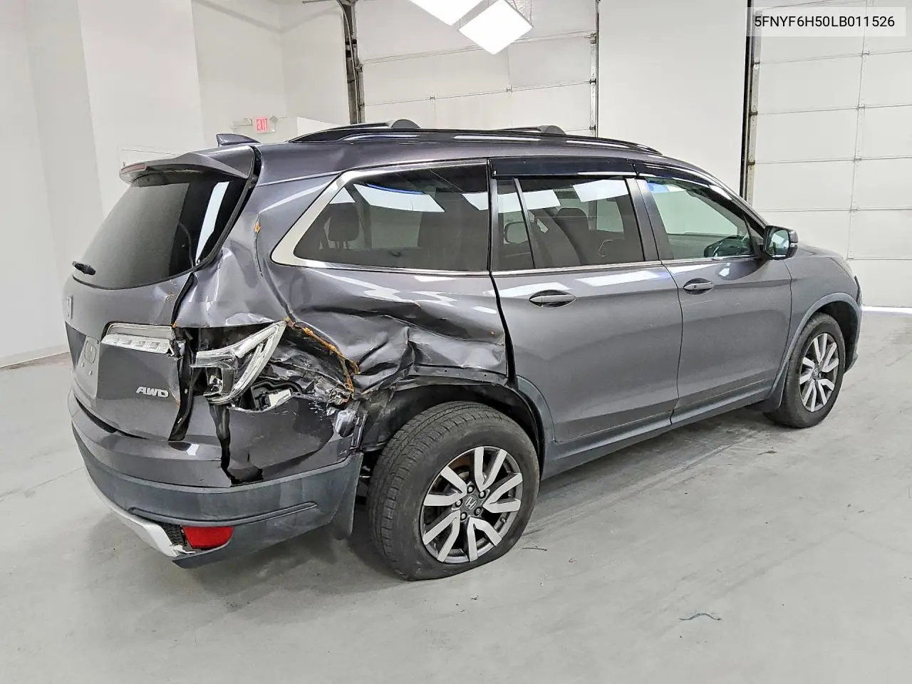 2020 Honda Pilot Exl VIN: 5FNYF6H50LB011526 Lot: 55917326