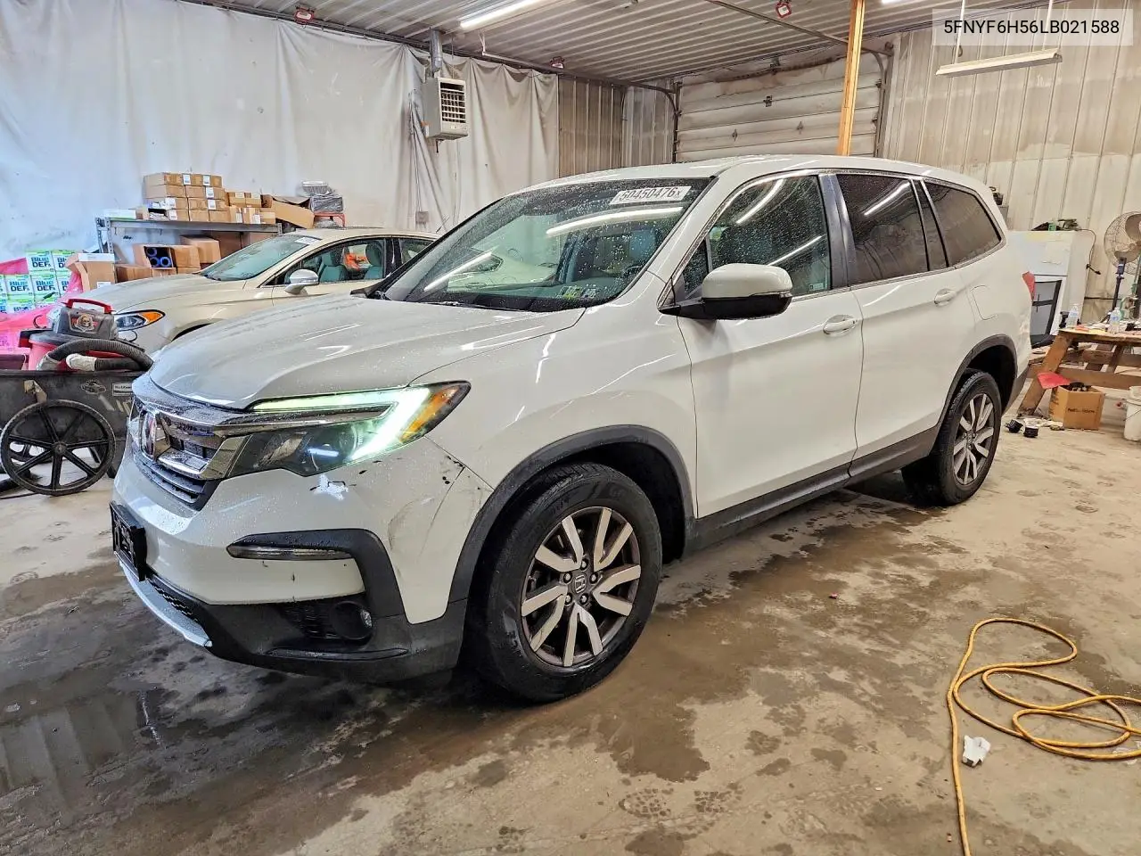 2020 Honda Pilot Exl VIN: 5FNYF6H56LB021588 Lot: 60450476