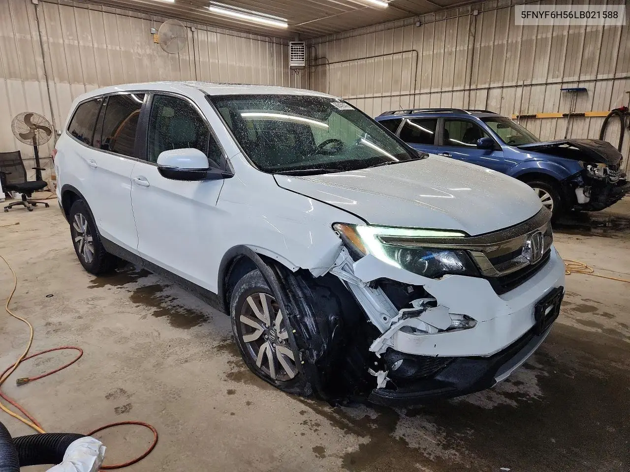 2020 Honda Pilot Exl VIN: 5FNYF6H56LB021588 Lot: 60450476
