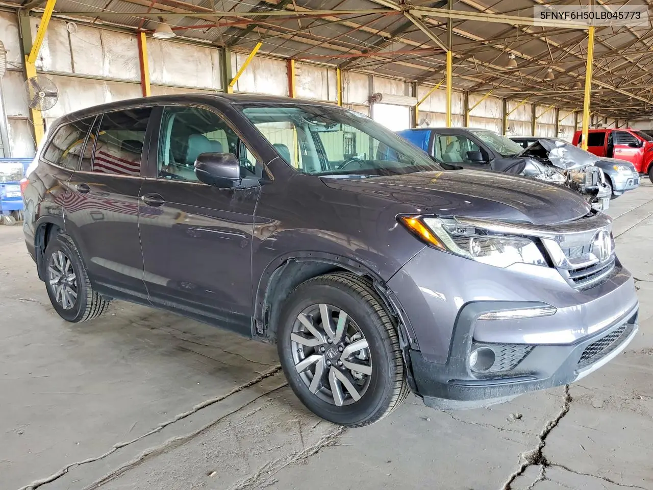 2020 Honda Pilot Exl VIN: 5FNYF6H50LB045773 Lot: 61600006