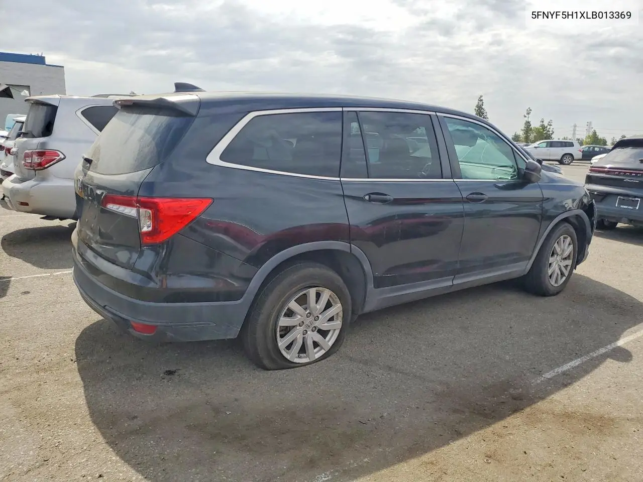 2020 Honda Pilot Lx VIN: 5FNYF5H1XLB013369 Lot: 61912066