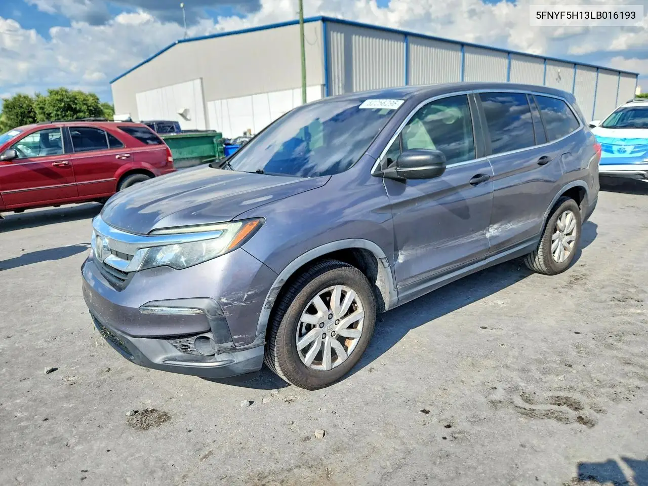 5FNYF5H13LB016193 2020 Honda Pilot Lx