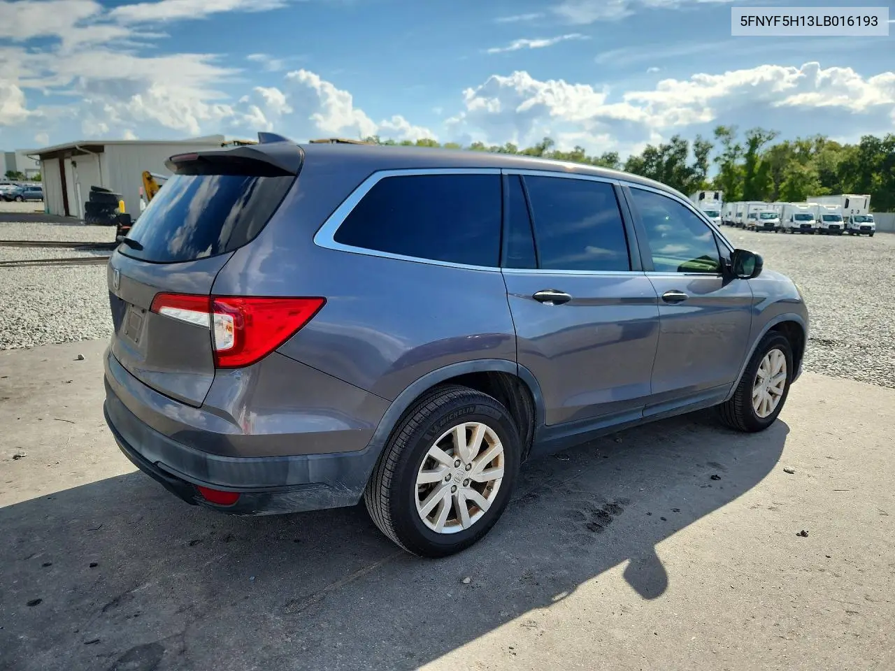 5FNYF5H13LB016193 2020 Honda Pilot Lx