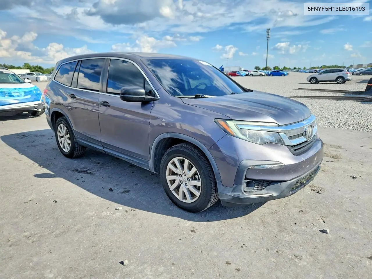 5FNYF5H13LB016193 2020 Honda Pilot Lx
