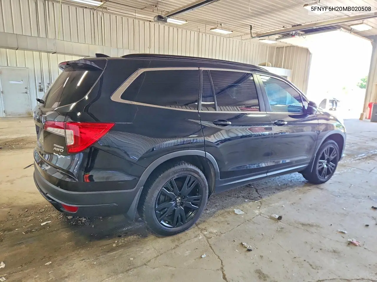 2021 Honda Pilot Se VIN: 5FNYF6H20MB020508 Lot: 56296716