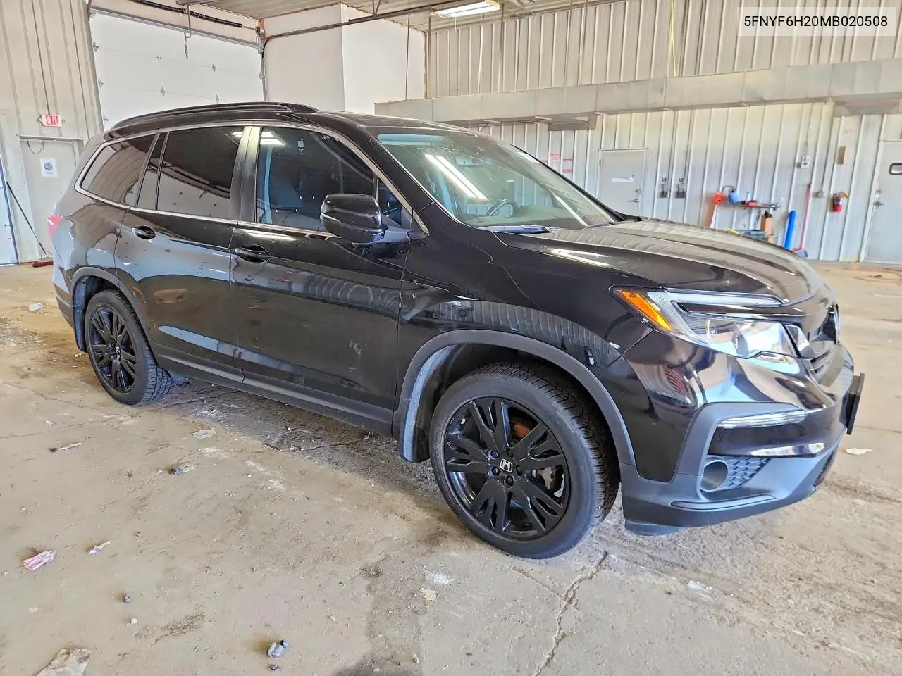 2021 Honda Pilot Se VIN: 5FNYF6H20MB020508 Lot: 56296716