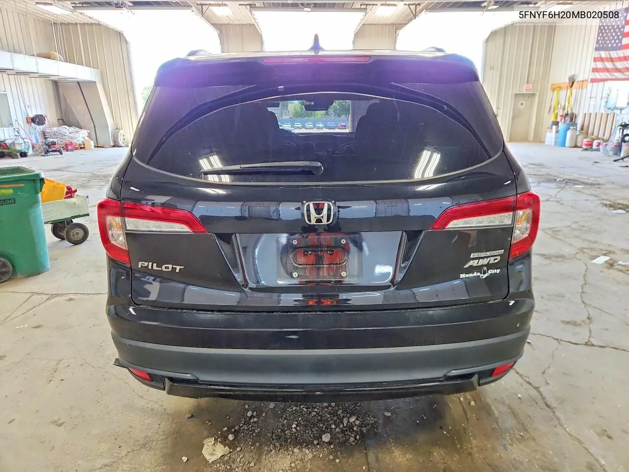 2021 Honda Pilot Se VIN: 5FNYF6H20MB020508 Lot: 56296716