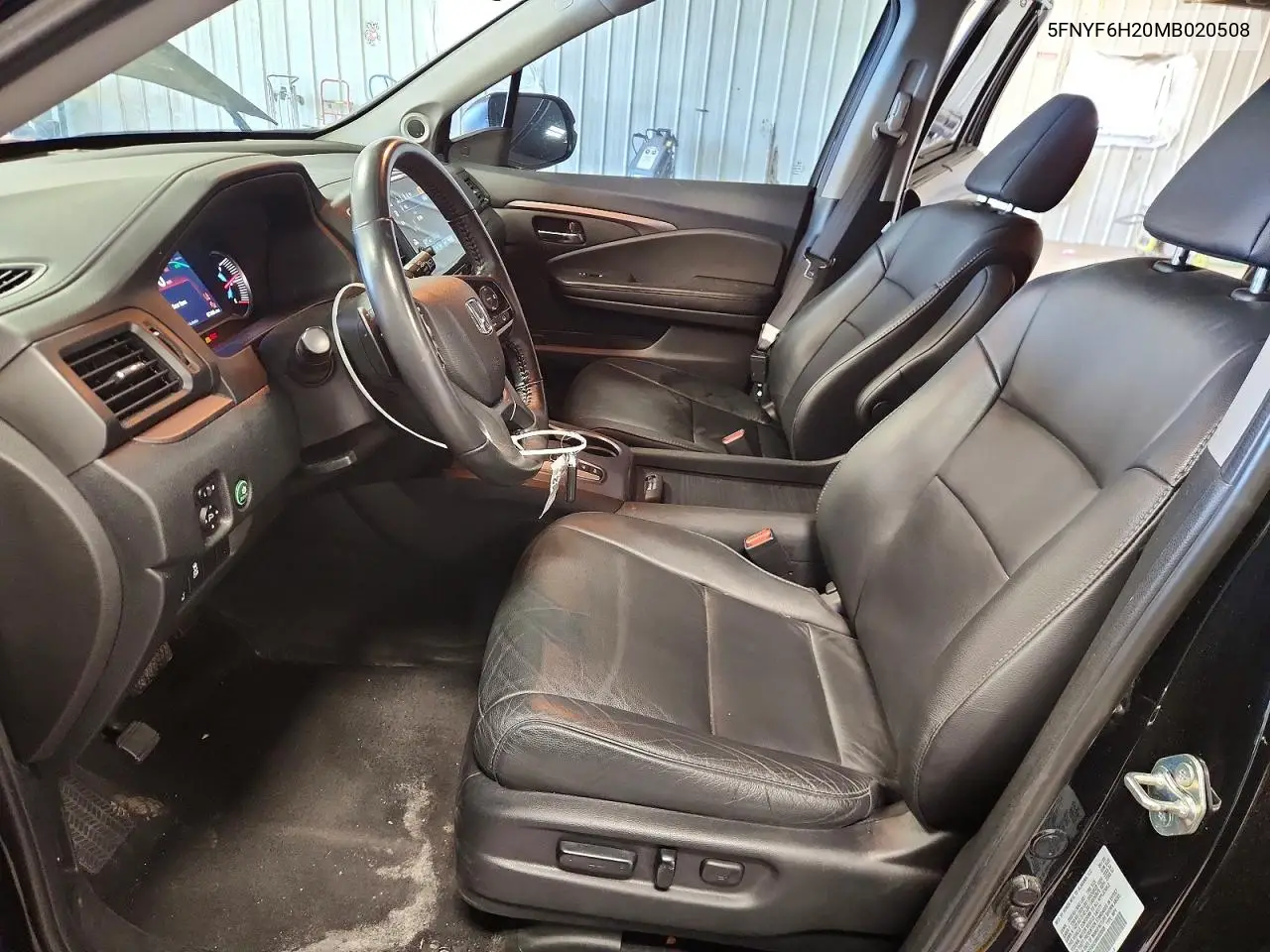 2021 Honda Pilot Se VIN: 5FNYF6H20MB020508 Lot: 56296716