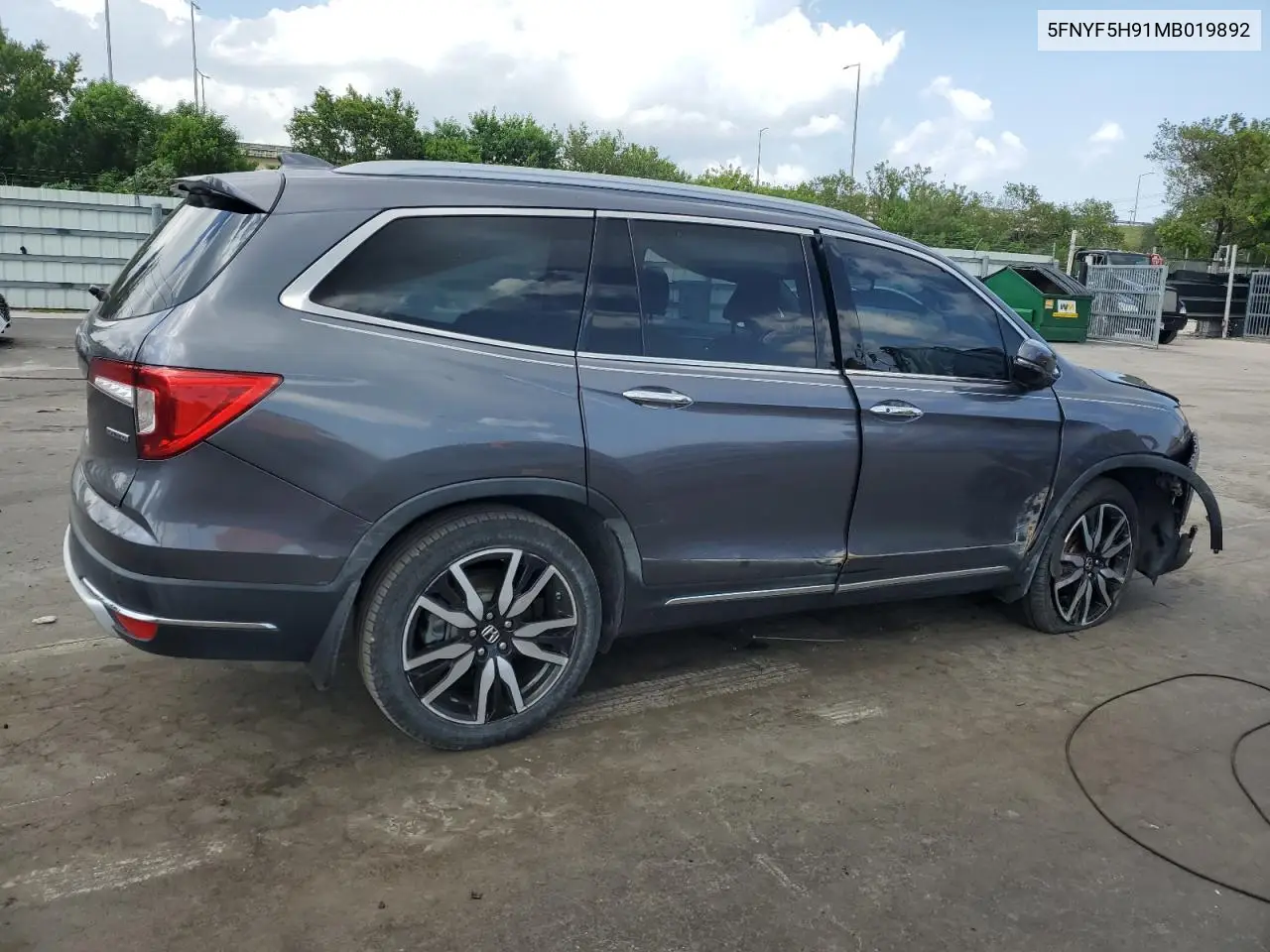 5FNYF5H91MB019892 2021 Honda Pilot Touring Touring