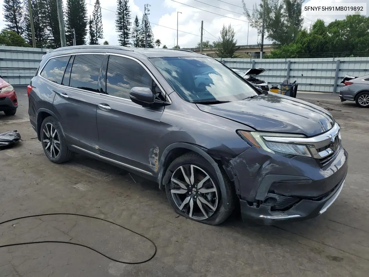 5FNYF5H91MB019892 2021 Honda Pilot Touring Touring