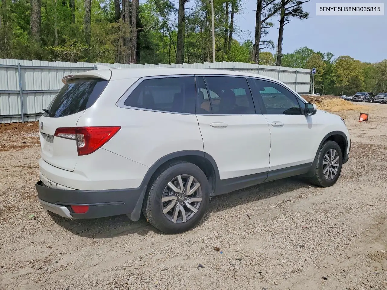 5FNYF5H58NB035845 2022 Honda Pilot