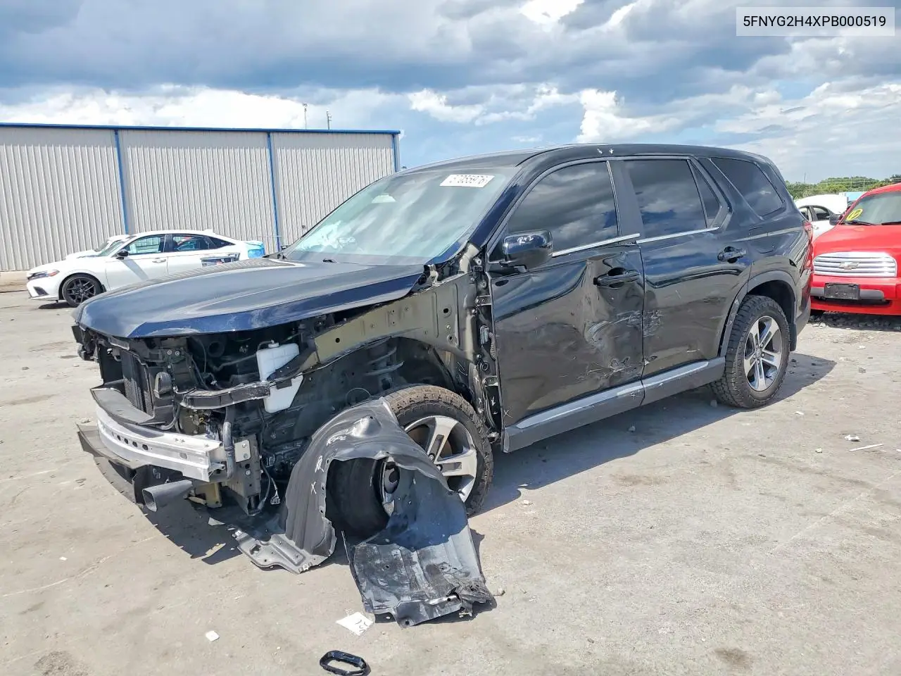 2023 Honda Pilot Exl VIN: 5FNYG2H4XPB000519 Lot: 57055976