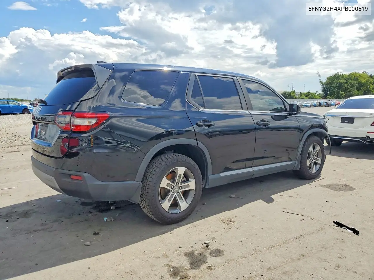 2023 Honda Pilot Exl VIN: 5FNYG2H4XPB000519 Lot: 57055976