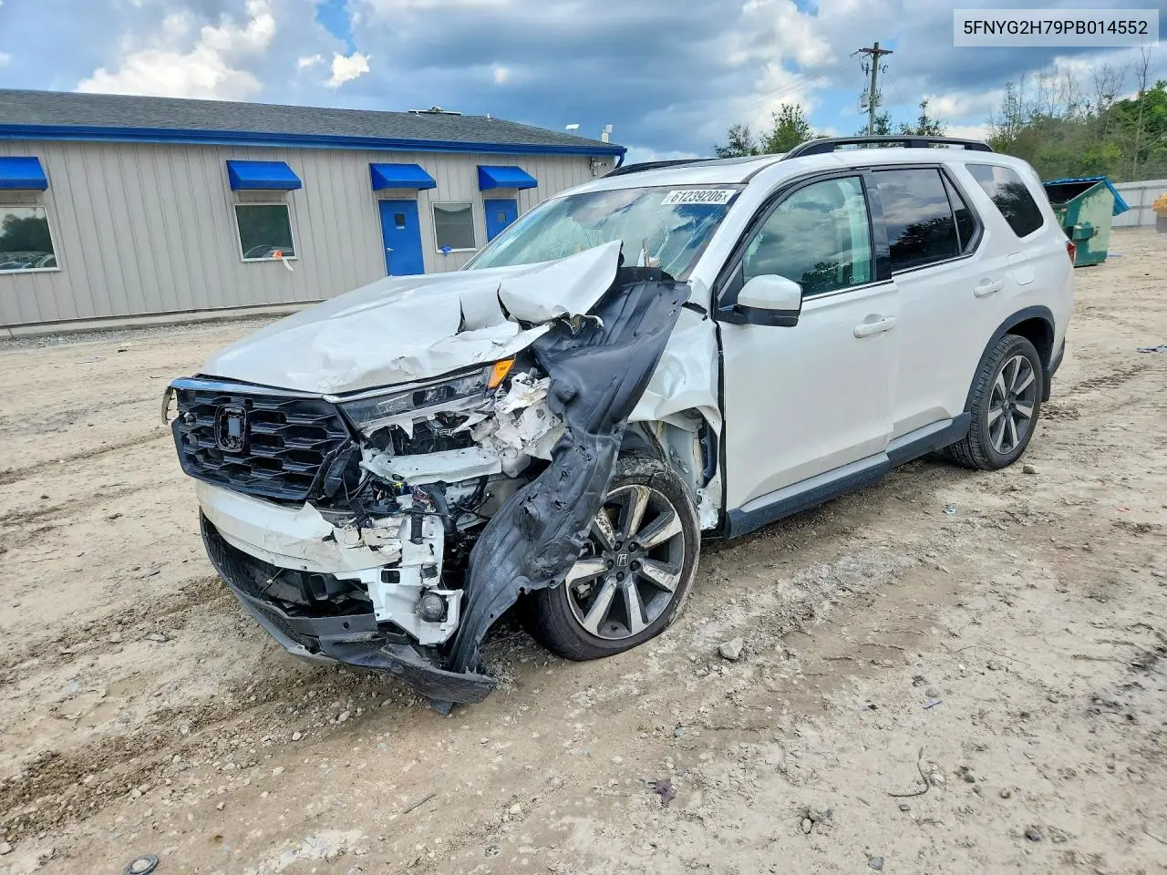 2023 Honda Pilot Touring VIN: 5FNYG2H79PB014552 Lot: 61239206