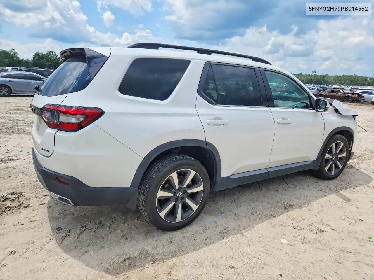 2023 Honda Pilot Touring VIN: 5FNYG2H79PB014552 Lot: 61239206
