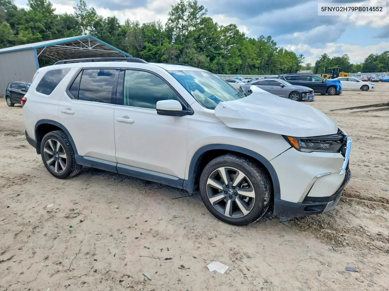 2023 Honda Pilot Touring VIN: 5FNYG2H79PB014552 Lot: 61239206